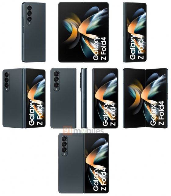 三星Galaxy Z Fold 4/Flip 4全系配色曝光:2款方案7种配色 谁是你的菜?